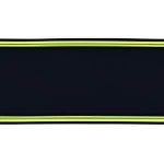 Vöökumm must kollase triibuga